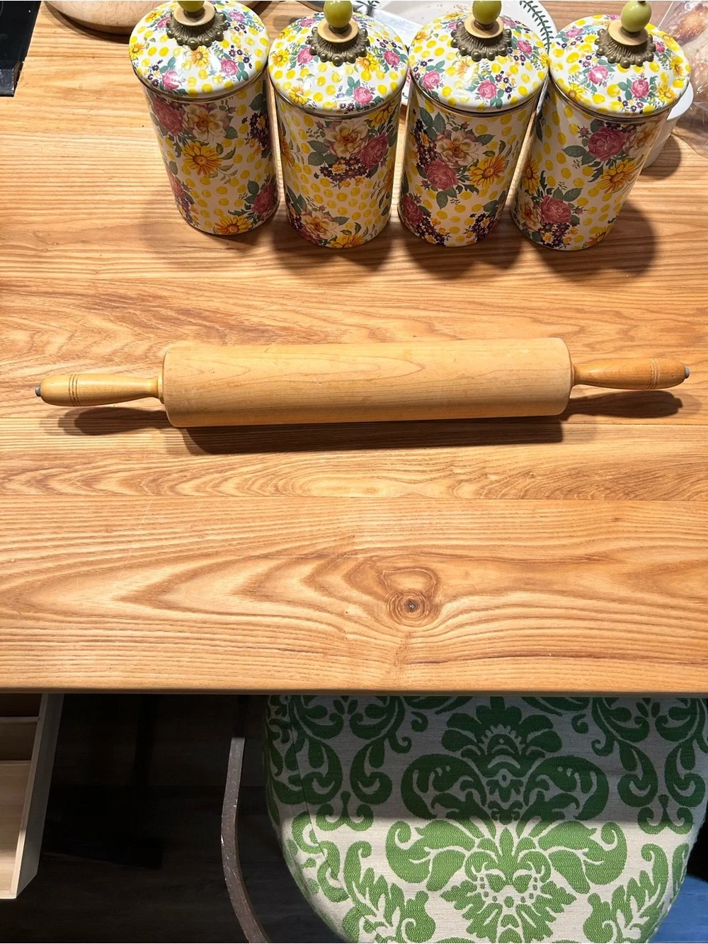 Rowoco~ Extra Large 25” Vintage Maple Hardwood USA Rolling Pin